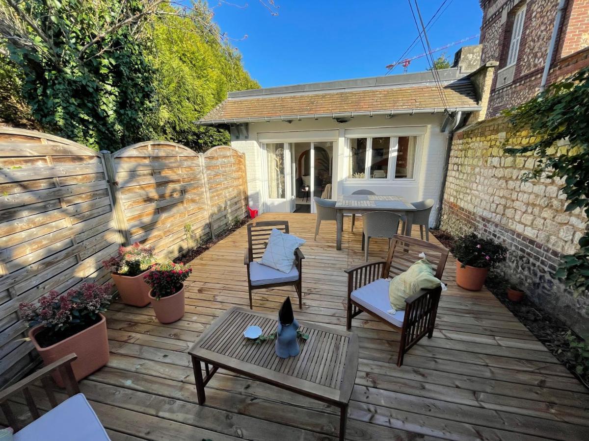 Le 102, Maison Avec Terrasse Et Parking Gare De Rouen Exterior foto
