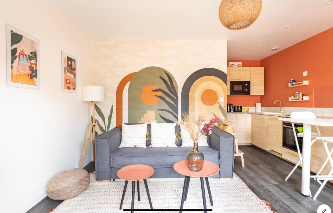 Le 102, Maison Avec Terrasse Et Parking Gare De Rouen Exterior foto